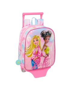 MOCHILA SAFTA CARRO BARBIE PAINTERLY 27X22CM