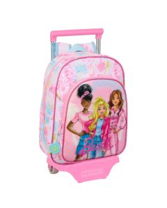 MOCHILA SAFTA CARRO BARBIE PAINTERLY 34X26CM