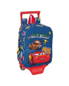 MOCHILA SAFTA CARRO CARS RACING 27X22CM