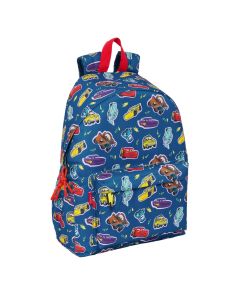 MOCHILA PC SAFTA CARS RACING 43X31CM