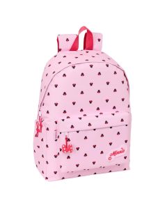 MOCHILA PC SAFTA MINNIE MOUSE NAIVE 43X31CM