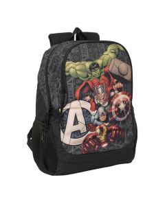 MOCHILA SAFTA AVENGERS VENDETTA ADAPTABLE A CARRO 44X32CM