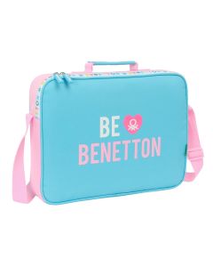 CARTERA ESCOLAR SAFTA BENETTON UNIQUE 28X38CM