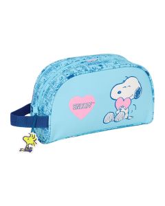 NECESER SAFTA SNOOPY LOVE ADAPTABLE A CARRO 16X26CM