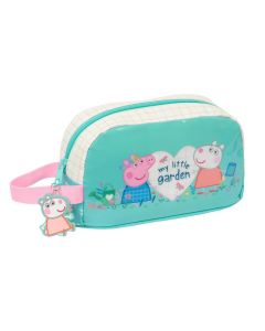 PORTADESAYUNOS SAFTA TERMICO PEPPA PIG PRETTY FLOWERS 12X21CM