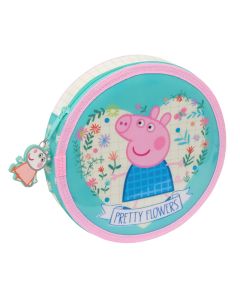 PLUMIER SAFTA REDONDO 18P PEPPA PIG PRETTY FLOWERS