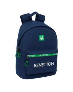 MOCHILA PC SAFTA BENETTON GREEN 41X31CM