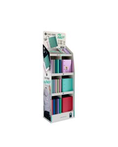 EXPOSITOR GRANDE CARCHIVO CARPEBLOC 360º 64 PIEZAS