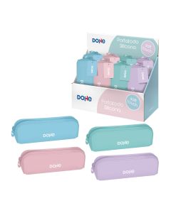 PORTATODO DOHE SILICONA SERENITY COLORES PASTEL 6X20CM EXPOSITOR 8UD