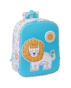 MOCHILA SAFTA 3D LION 27X22CM