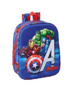 MOCHILA SAFTA 3D AVENGERS 27X22CM