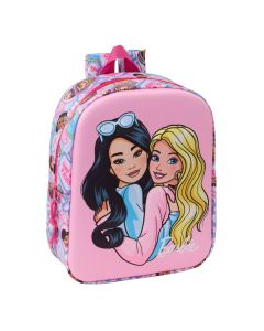MOCHILA SAFTA 3D BARBIE 27X22CM