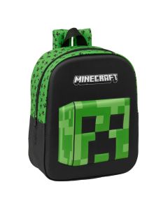 MOCHILA SAFTA 3D MINECRAFT 27X22CM