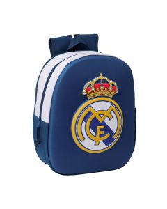 MOCHILA SAFTA 3D REAL MADRID 33X27CM