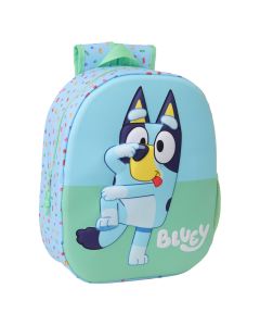 MOCHILA SAFTA 3D BLUEY 33X27CM