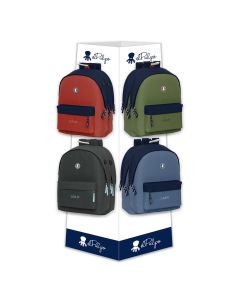 MOCHILA PC SAFTA EL PULPO BASICS 44X31CM EXPOSITOR 16UD