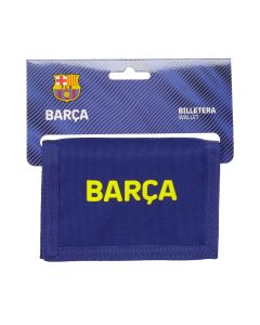 BILLETERA SAFTA CON CABECERA F.C. BARCELONA 1ª EQUIP. 9X12CM