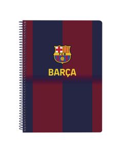 BLOC SAFTA ESPIRAL TAPA DURA F.C. BARCELONA 1ª EQUIP. CUARTO 80G 80H 4X4