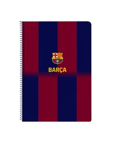 BLOC SAFTA ESPIRAL TAPA DURA F.C. BARCELONA 1ª EQUIP. FOLIO 80G 80H 4X4