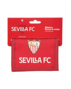 BILLETERA SAFTA CON CABECERA IMPERMEABLE SEVILLA F.C. 9X12CM