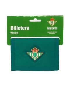 BILLETERA SAFTA CON CABECERA IMPERMEABLE REAL BETIS 9X12CM