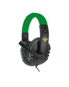 AURICULAR DIADEMA SEVA GAMING CON MICROFONO REAL BETIS NEGRO/VERDE
