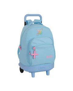 MOCHILA SAFTA CARRO COMPACT MUNICH AZUL CAPRI 45X33CM