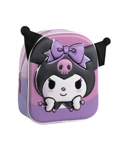 MOCHILA A.CERDA 3D HELLO KITTY KUROMI 30X25CM