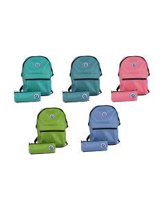 MOCHILA LAGART + PORTATODO REDONDO BASIC 42X32CM
