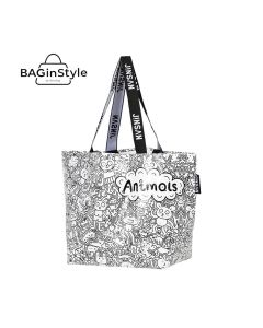 BOLSA ALEX BOG POLIPROPILENO TEJIDO ANIMALS 54X35X20CM