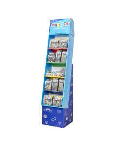 EXPOSITOR CARIOCA METALLIC 145 PIEZAS