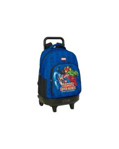 MOCHILA SAFTA CARRO COMPACT AVENGERS 45X33CM