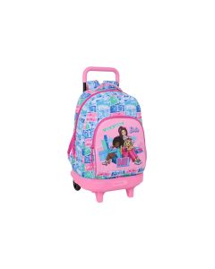 MOCHILA SAFTA CARRO COMPACT BARBIE 45X33CM