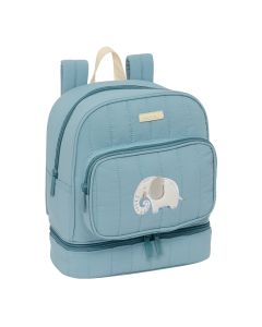 MOCHILA NEVERA SAFTA PREESCOLAR ELEFANTE 27X22CM