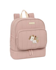 MOCHILA NEVERA SAFTA PREESCOLAR UNICORNIO 27X22CM