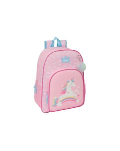MOCHILA SAFTA GLOWLAB KIDS ADAPTABLE A CARRO 42X33CM
