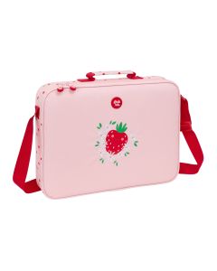 CARTERA ESCOLAR SAFTA GLOWLAB FRUTITAS 28X38CM