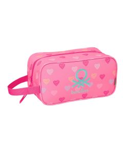BOLSA ZAPATILLAS SAFTA BENETTON HEART 15X29CM