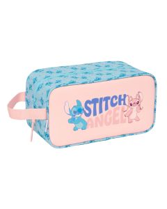 BOLSA ZAPATILLAS SAFTA STITCH OHANA 15X29CM