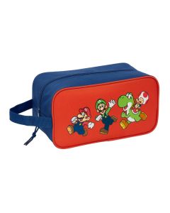 BOLSA ZAPATILLAS SAFTA SUPER MARIO MAMMA MIA 15X29CM