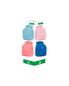 MOCHILA PC SAFTA BENETTON BASICS 41X31 EXPOSITOR 16UD