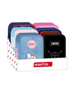 PLUMIER SAFTA TRIPLE 37P INFANTIL SURTIDO EXPOSITOR 6UD