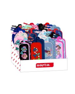 PORTATODO SAFTA DOBLE INFANTIL SURTIDO EXPOSITOR 16UD