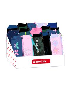 PORTATODO SAFTA TRIANGULAR MARCAS SURTIDO EXPOSITOR 16UD