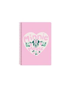 BLOC SAFTA ESPIRAL TAPA DURA MINNIE MOUSE MINTY CUARTO 80G 80H 4X4