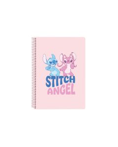 BLOC SAFTA ESPIRAL TAPA DURA STITCH OHANA CUARTO 80G 80H 4X4