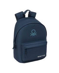 MOCHILA PC SAFTA BENETTON BASICS ANTRACITA 43X31CM