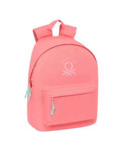 MOCHILA PC SAFTA BENETTON BASICS CORAL 43X31CM