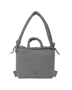 BOLSO MOCHILA SAFTA MOOS CAPSULA ACOLCHADO GREY 31X40CM