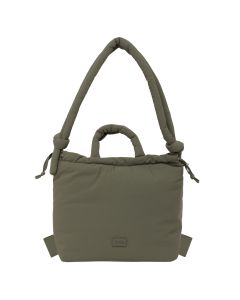 BOLSO MOCHILA SAFTA MOOS CAPSULA ACOLCHADO VERDE 31X40CM